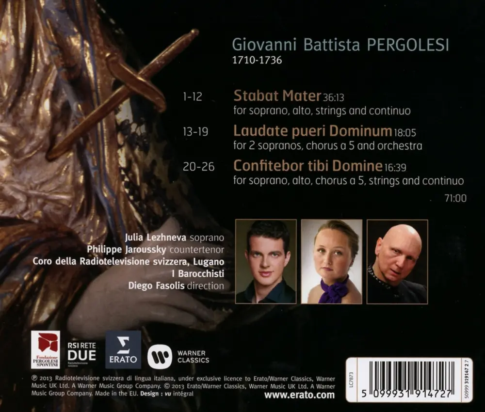 Philippe Jaroussky – STABAT MATER (CD)