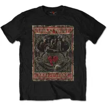Tom Petty & The Heartbreakers, Tričko Mojo Tour, Unisex, Čierna