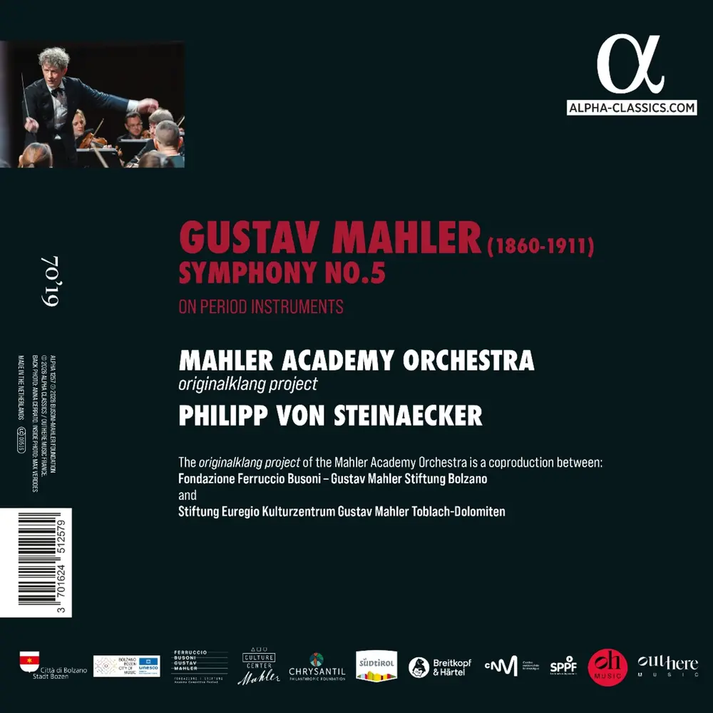 MAHLER: SYMPHONY NO. 5 ON PERIOD INSTRUMENTS