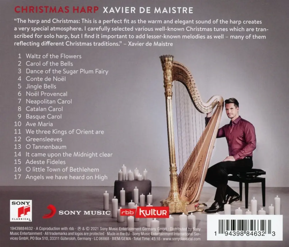 Xavier de Maistre – Christmas Harp (CD)