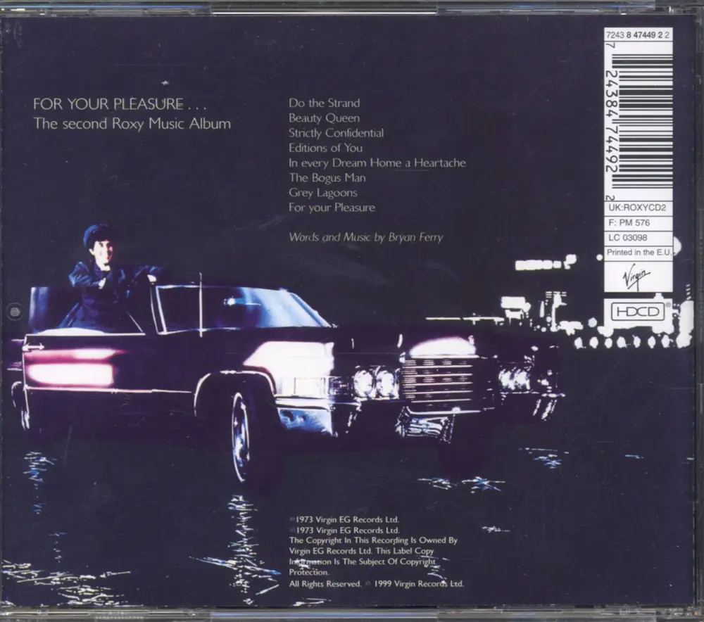 FOR YOUR PLEASURE/R.