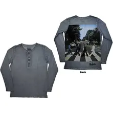 Tričko s dlhým rukávom Abbey Road Back Print Stone Wash