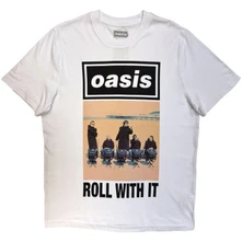 Tričko Unisex T-Shirt: Roll With It Single Cover (White) (Ex-Tour)