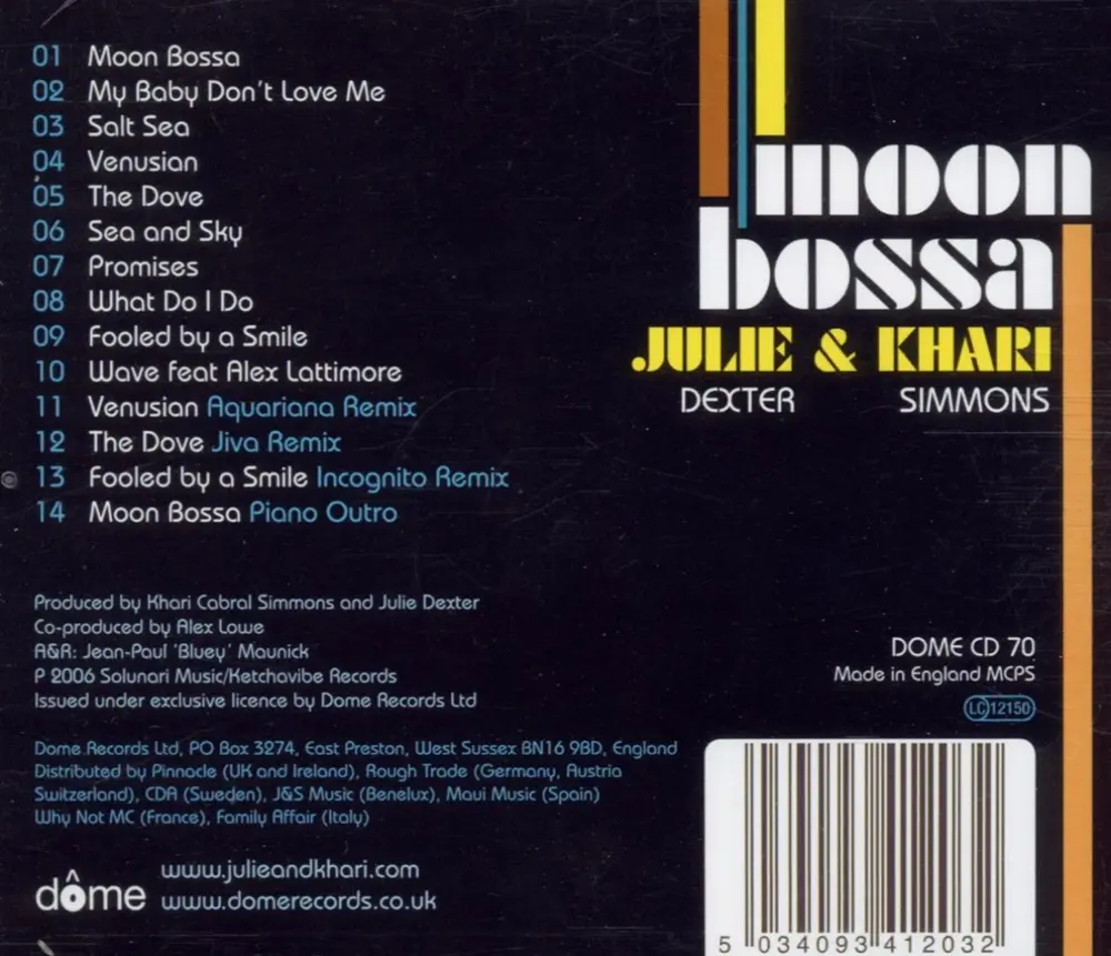 Julie Dexter – MOON BOSSA (CD)