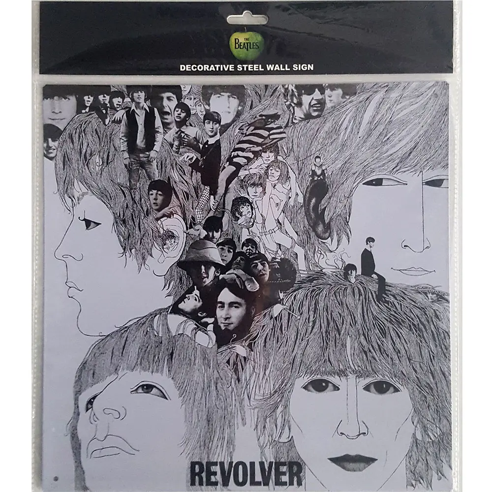 The Beatles – Revolver Album Cover (Smaltovaná tabuľka)