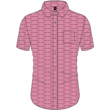 Pink Floyd, Košeľa Courier Pattern, Unisex, Ružová