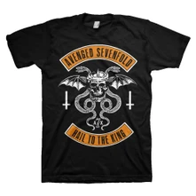 Avenged Sevenfold A7X, Tričko Hail to the King, Unisex, Čierna