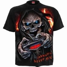 Tričko Unisex T-Shirt: Respawn (Black) (Back Print)