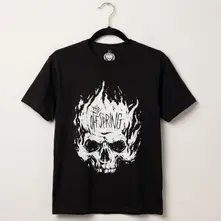 Unisex Premium Carbon T-Shirt: Skull (Black) thumbnail