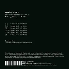 SOLO VIOLIN SONATAS 1-6 OP. 27 thumbnail