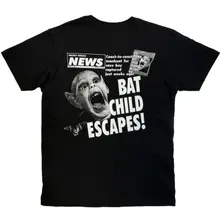 Unisex T-Shirt: Jumbo Bat Boy (Black) (Back Print) thumbnail