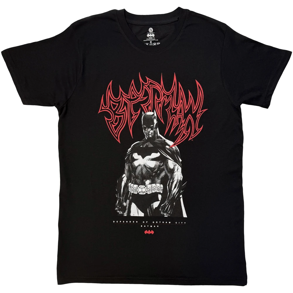 Unisex T-Shirt: Batman Batman Defender Of Gotham City (Black)
