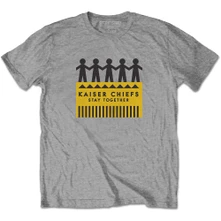 Kaiser Chiefs, Tričko Paper Dolls, Unisex, Šedá