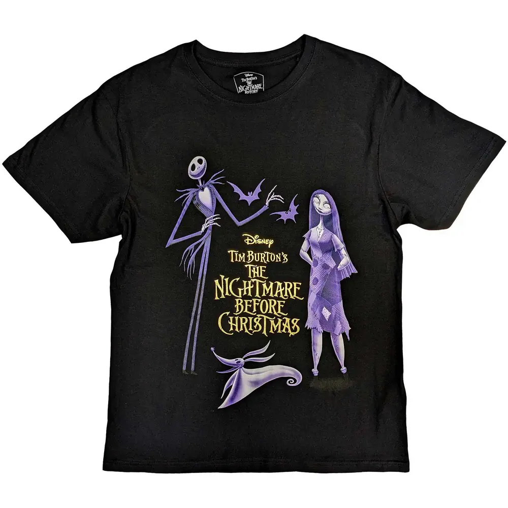 The Nightmare Before Christmas – Purple Characters (Negru) (Tricou)