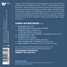 KARAJAN, HERBERT VON &... - BEETHOVEN: THE 9 SYMPHONIES, 3 OVERTURES, PIANO CONCERTOS NOS. 4 & 5, MISSA SOLEMNIS thumbnail