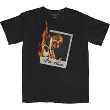 Kevin Gates, Tričko Polaroid Flame, Unisex, Čierna