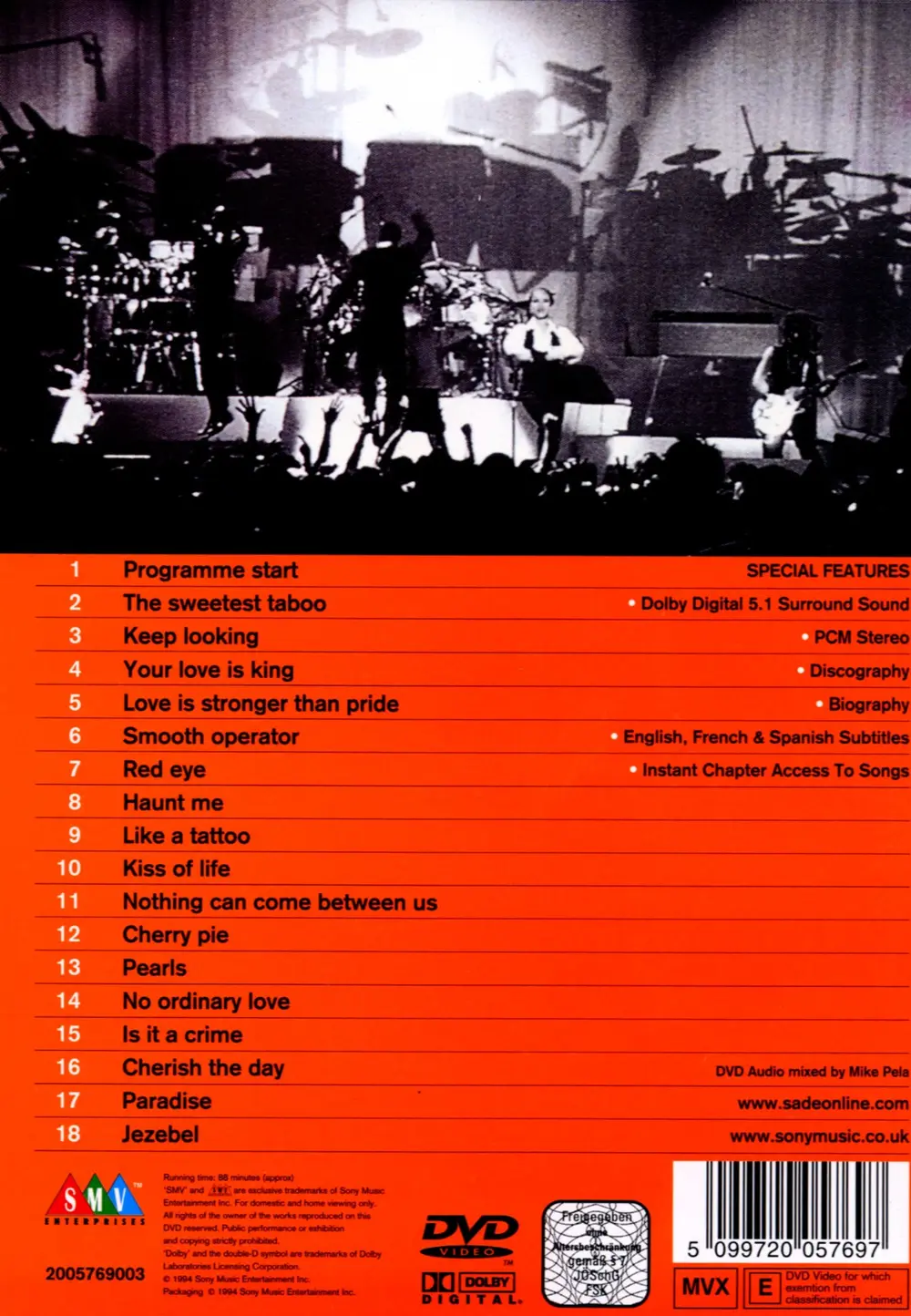 SADE LIVE
