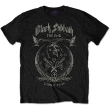 Black Sabbath, Tričko The End Mushroom Cloud, Unisex, Čierna