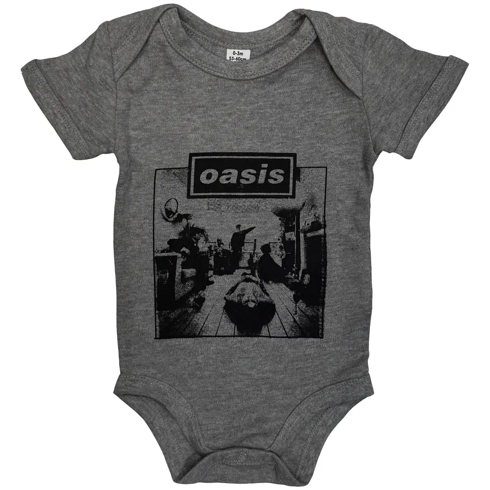 Kids Baby Grow: Definitely Maybe Frame (Grey) (Ex-Tour)