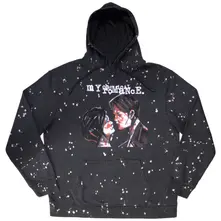 Unisex Dip Dye Pullover Hoodie: Three Cheers (Black) (Wash Collection) thumbnail