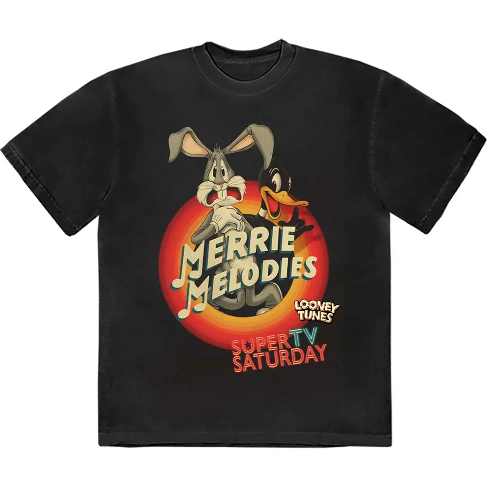 Looney Tunes – Merrie Melodies (Noir) (T-shirt)