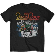 The Beach Boys, Tričko Live Drawing, Unisex, Čierna