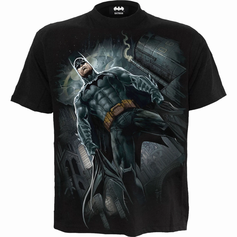 Unisex T-Shirt: Batman Call Of The Knight (Black) (Back Print)