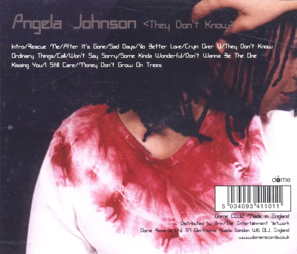 Angela Johnson – They Don't Know (CD)