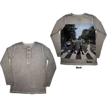 Tričko s dlhým rukávom Abbey Road Back Print Stone Wash