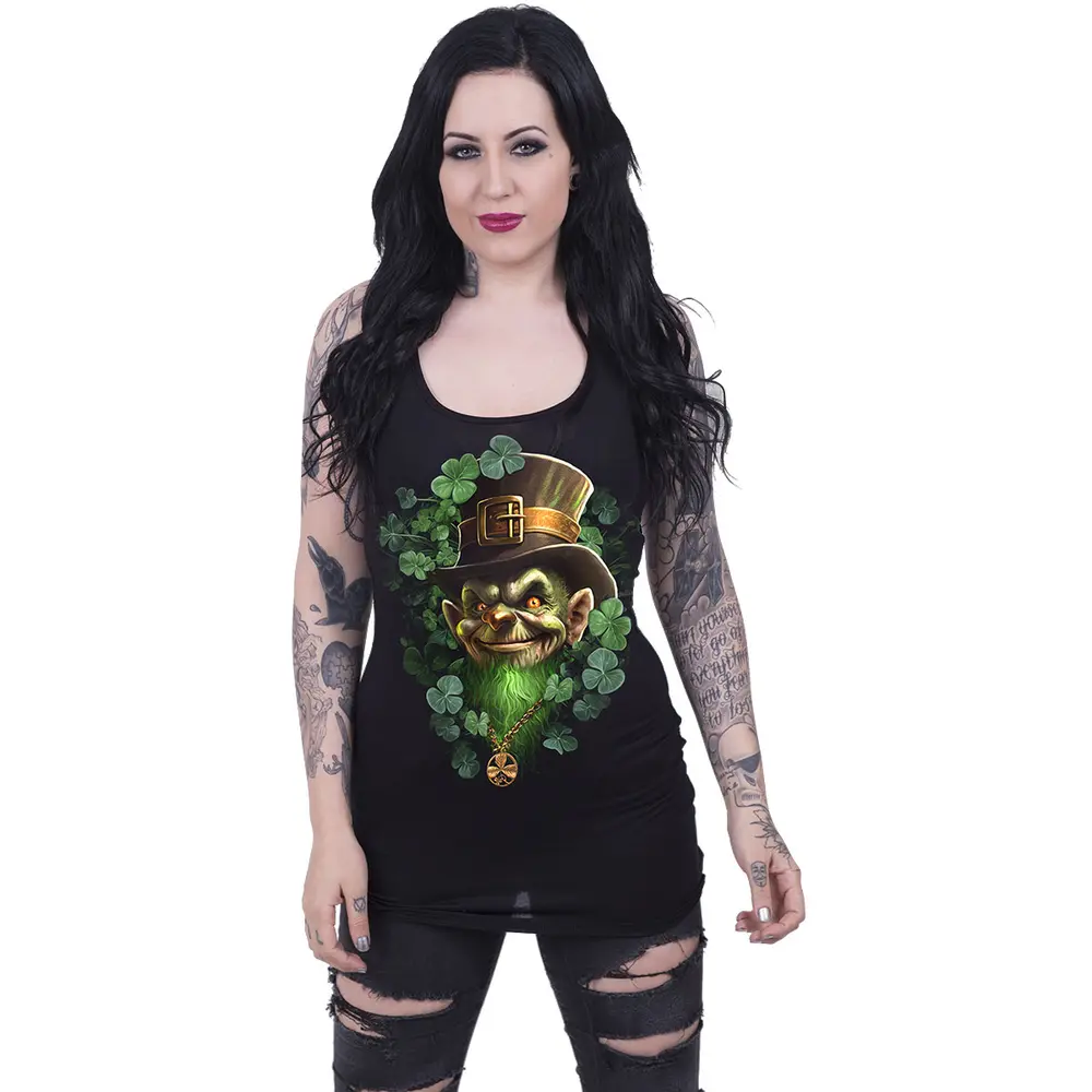 Spiral – Shenanigans (Černá, Dámské, Razor Back Vest T-Shirt) (Tílko)
