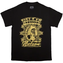 Willie Nelson, Tričko Horse, Unisex, Čierna