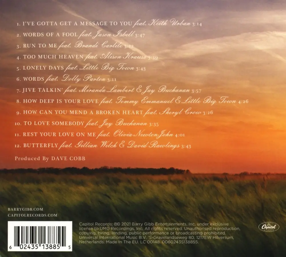 Barry Gibb – GREENFIELDS: THE GIBB Brothers' Songbook (CD)