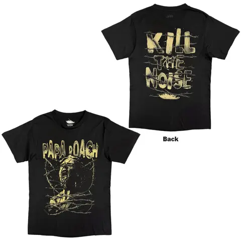 Unisex T-Shirt: Kill The Noise (Black) (Back Print)