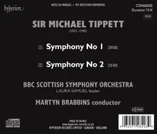 TIPPETT: SYMPHONIES NOS. 1 & 2 thumbnail