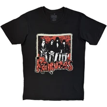 Ramones, Tričko Graffiti, Unisex, Čierna