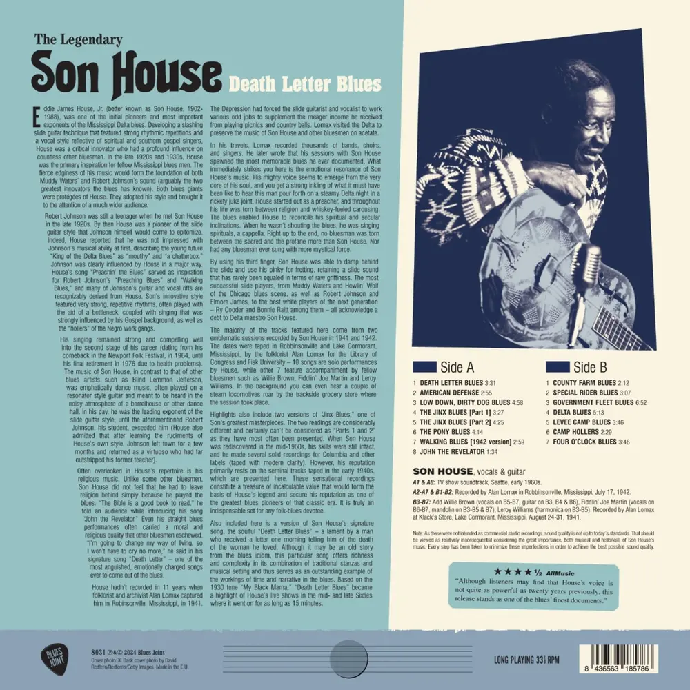 Son House – DEATH LETTER BLUES (Vinyl)