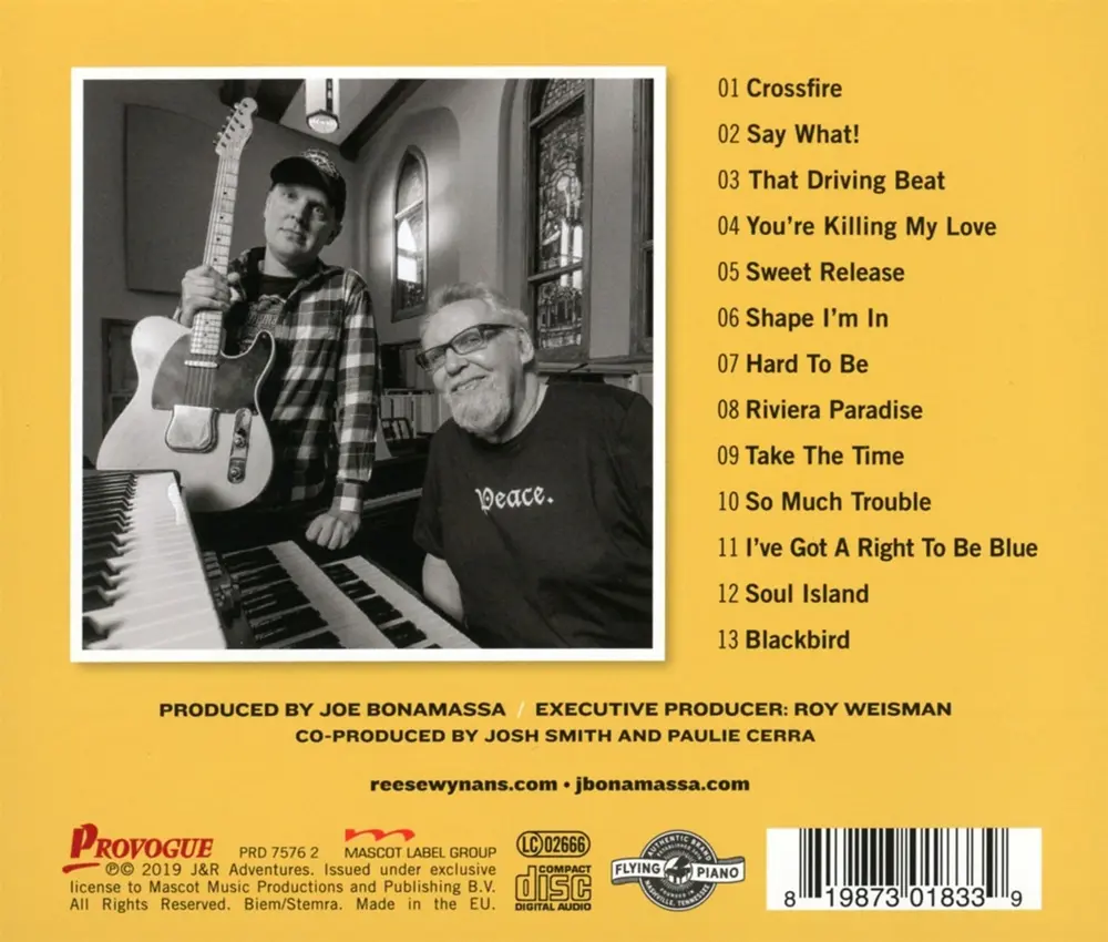 REESE WYNANS AND FRIENDS:SWEET RELEASE (CD)