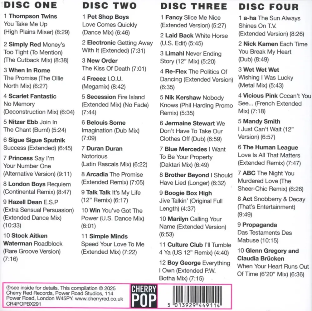 EXTENDED STIMULATION - 12 POP ADVENTURES ON THE DANCEFLOOR 1983 1988