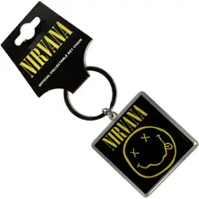 Nirvana – Happy Face Photo Print (Kľúčenka)