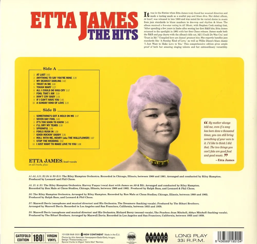 Etta James – The Hits (Vinyl)