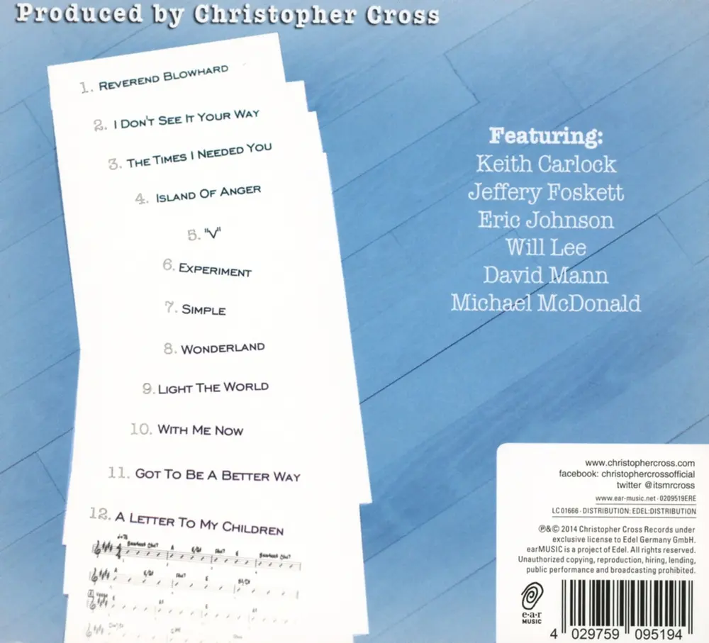 Christopher Cross – SECRET LADDER (CD)