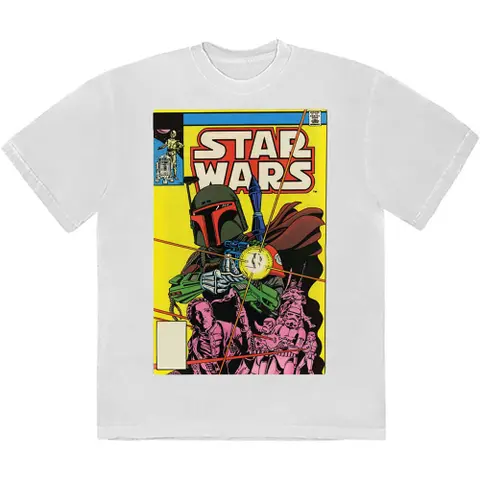 Boba Fett Comic Cover (Biały)