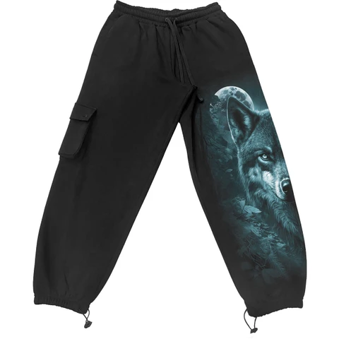 Unisex Cargo Joggers: Forest Guardians (Black)