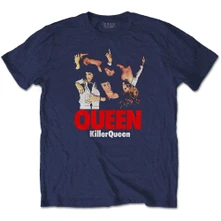 Queen, Tričko Killer, Unisex, Modrá