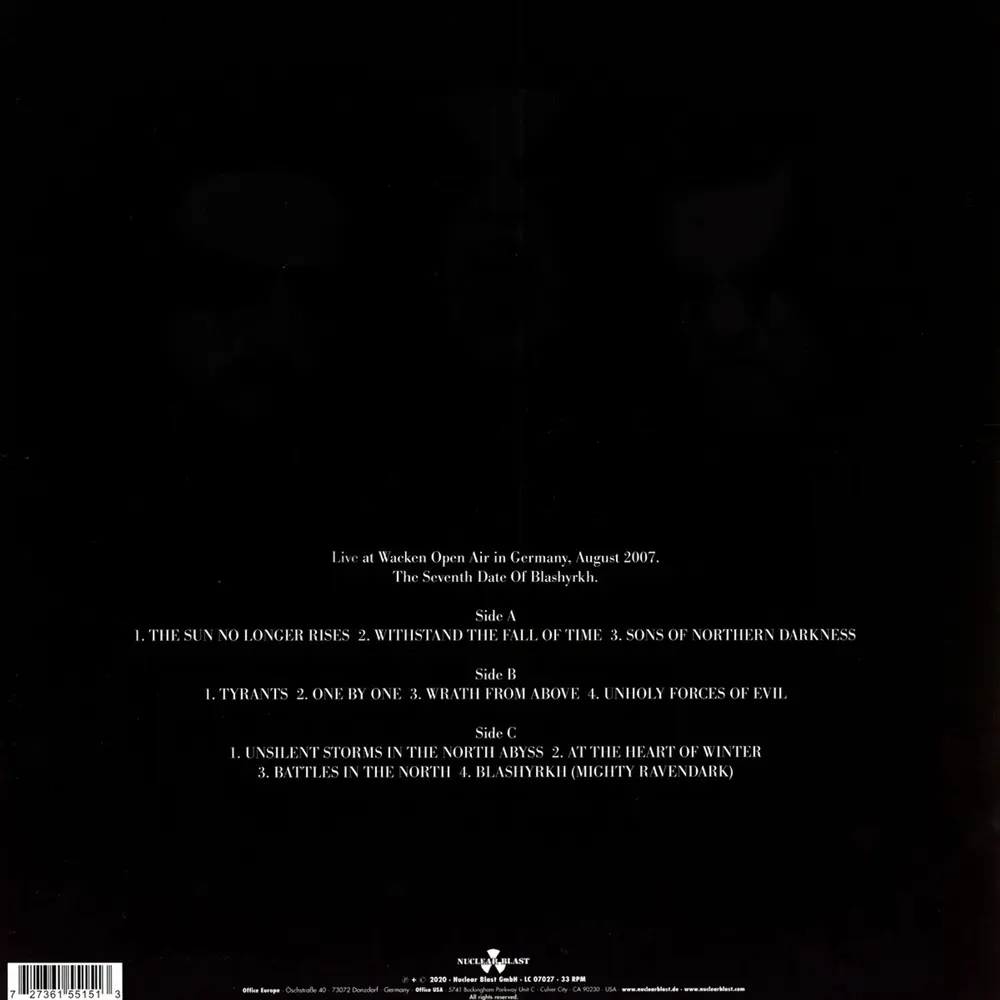 Immortal – SEVENTH DATE OF BLASHYRKH (Vinyl)