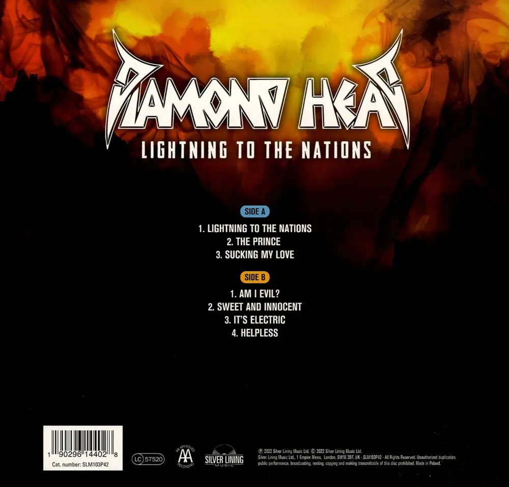 Diamond Head – LIGHTNING TO THE NATIONS (THE WHITE ALBUM) (REMASTERED 2021) (Vinyl)
