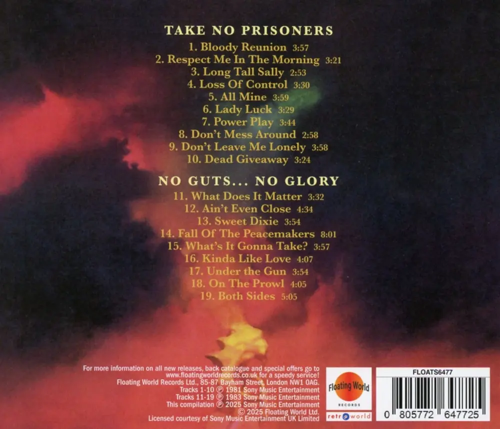 Molly Hatchet – TAKE NO PRISONERS / NO GUTS NO GLORY (CD)