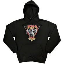 Kiss, Mikina Triangle, Unisex, Čierna