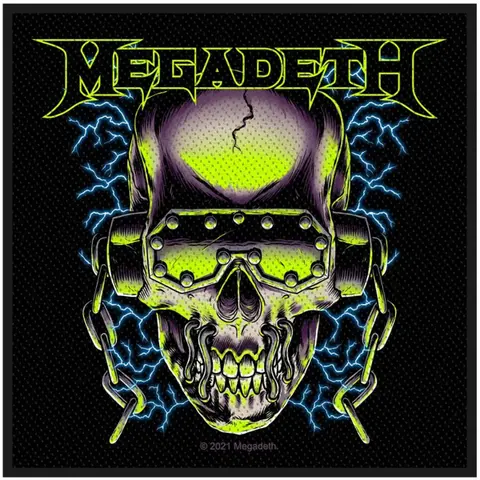 Megadeth – Nášivka Vic Rattlehead (Standard Woven Patch · sew-on)