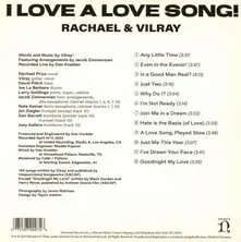 Rachael & Vilray – I LOVE A LOVE SONG! (CD)